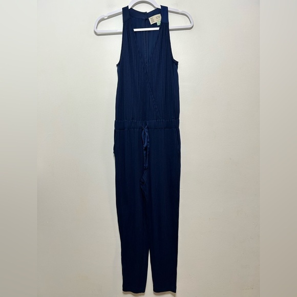 Anthropologie Saturday Sunday Sleeveless Ribbed Knit Jumpsuit Romper - Picture 4 of 14
